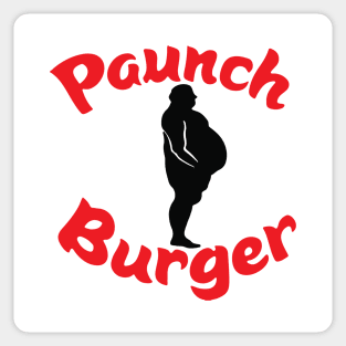 Paunch Burger Sticker